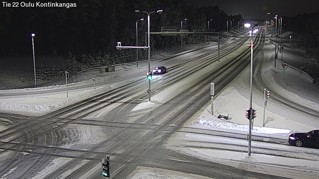 Weather Camera Image Väg 22 Oulu Kaukovainio, Oulu, Pohjois-Pohjanmaa