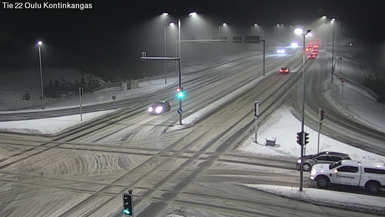 Weather Camera Image Väg 22 Oulu Kaukovainio, Oulu, Pohjois-Pohjanmaa