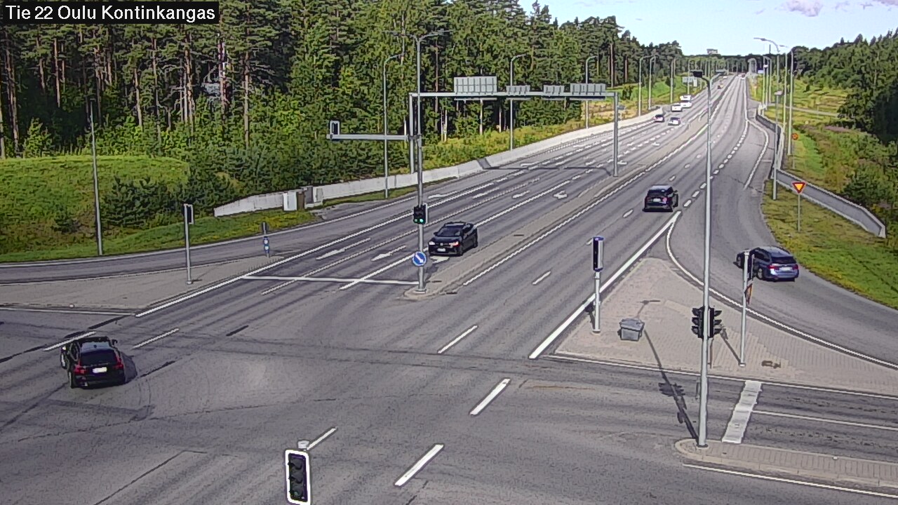 Weather Camera Image Väg 22 Oulu Kaukovainio, Oulu, Pohjois-Pohjanmaa