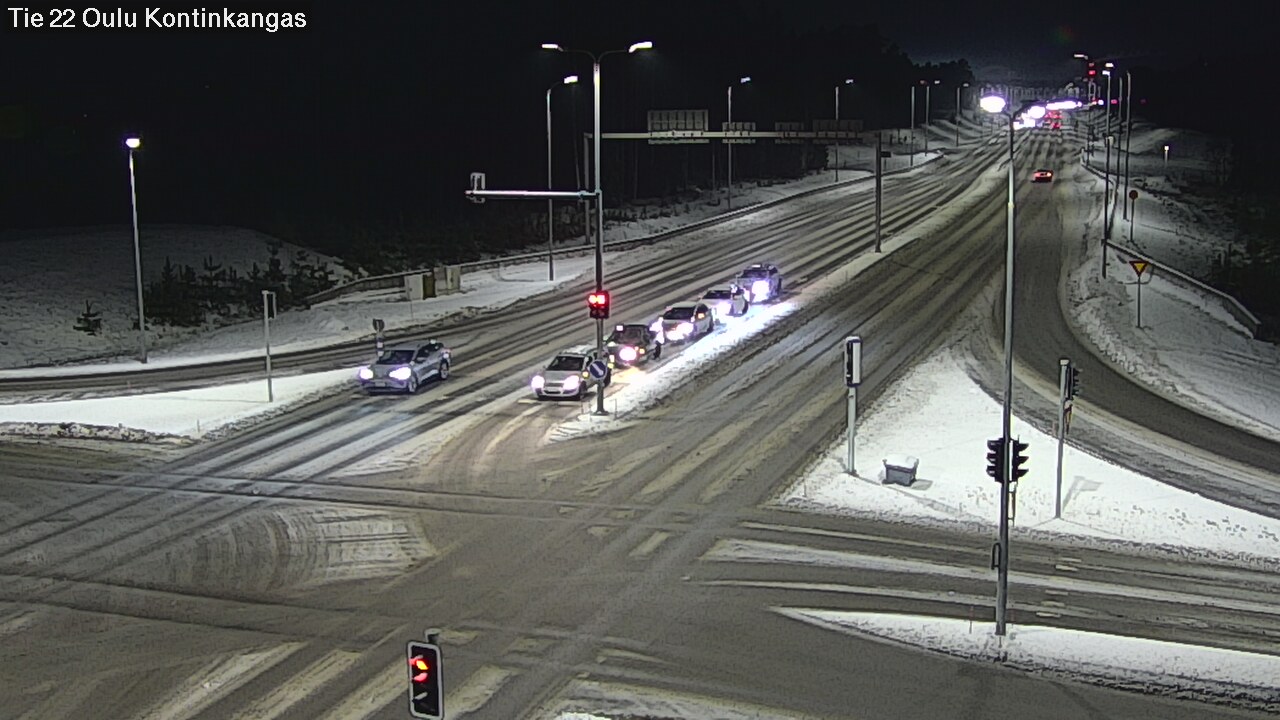 Weather Camera Image Road 22 Oulu Kaukovainio, Oulu, Pohjois-Pohjanmaa