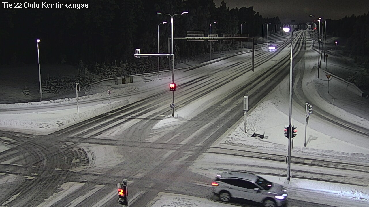 Weather Camera Image Road 22 Oulu Kaukovainio, Oulu, Pohjois-Pohjanmaa