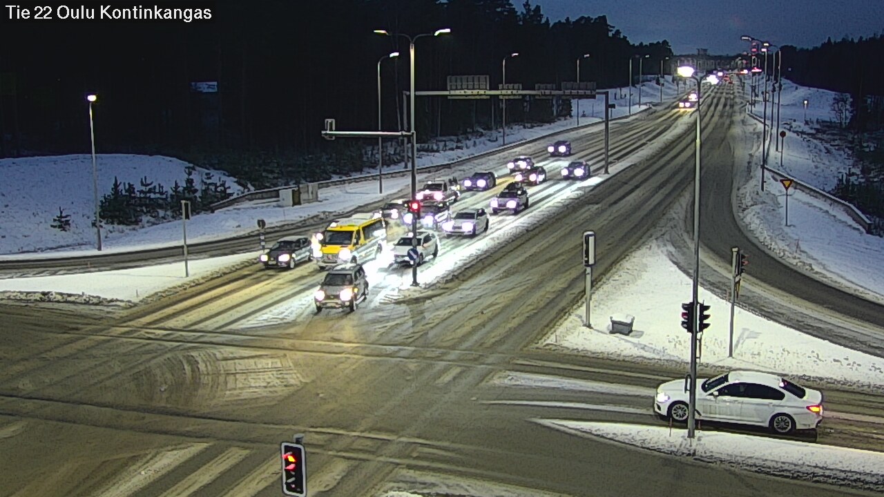 Weather Camera Image Road 22 Oulu Kaukovainio, Oulu, Pohjois-Pohjanmaa