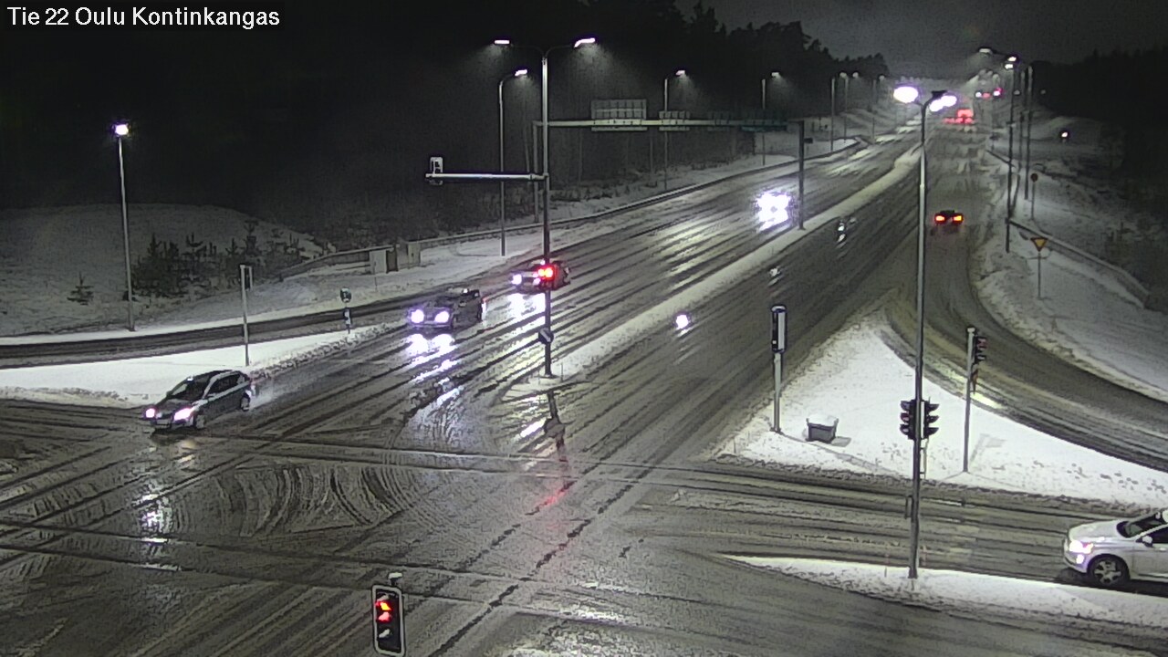Weather Camera Image Väg 22 Oulu Kaukovainio, Oulu, Pohjois-Pohjanmaa