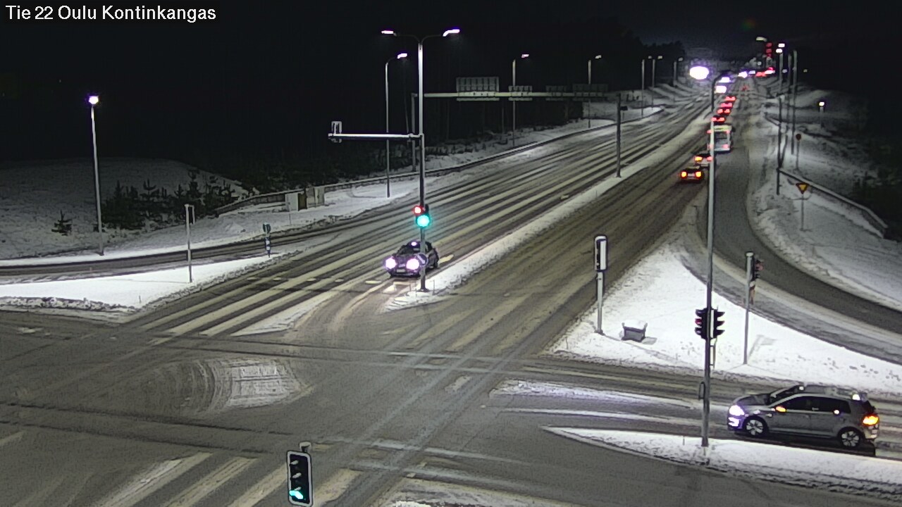 Weather Camera Image Road 22 Oulu Kaukovainio, Oulu, Pohjois-Pohjanmaa