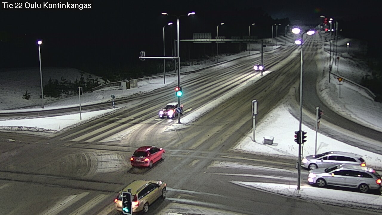 Weather Camera Image Road 22 Oulu Kaukovainio, Oulu, Pohjois-Pohjanmaa