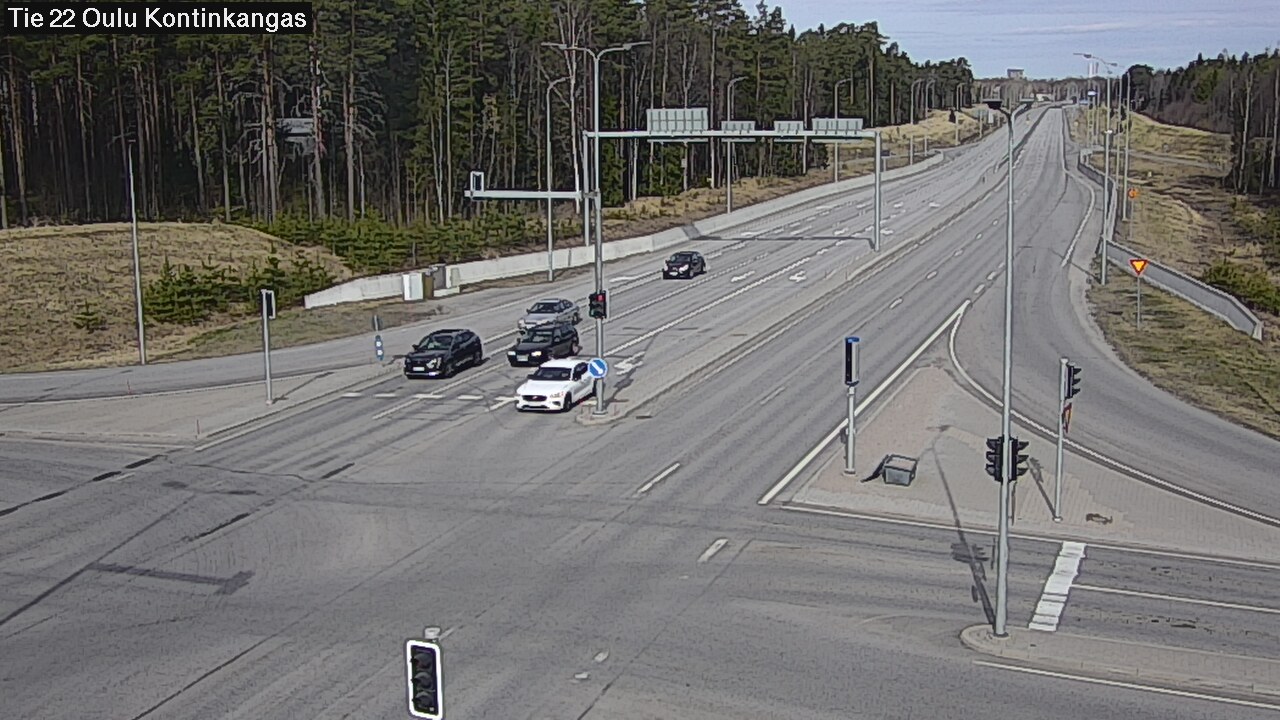 Weather Camera Image Road 22 Oulu Kaukovainio, Oulu, Pohjois-Pohjanmaa