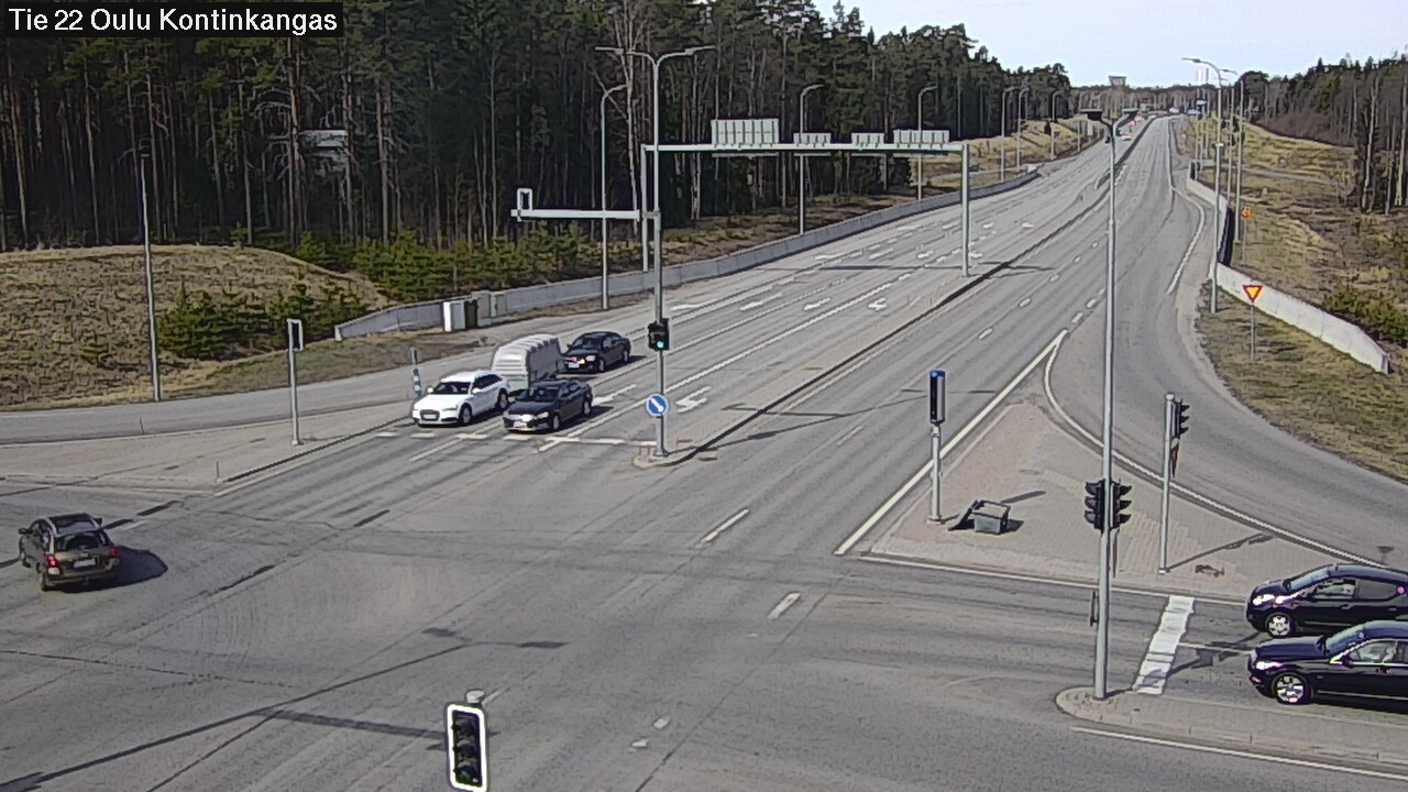 Weather Camera Image Road 22 Oulu Kaukovainio, Oulu, Pohjois-Pohjanmaa