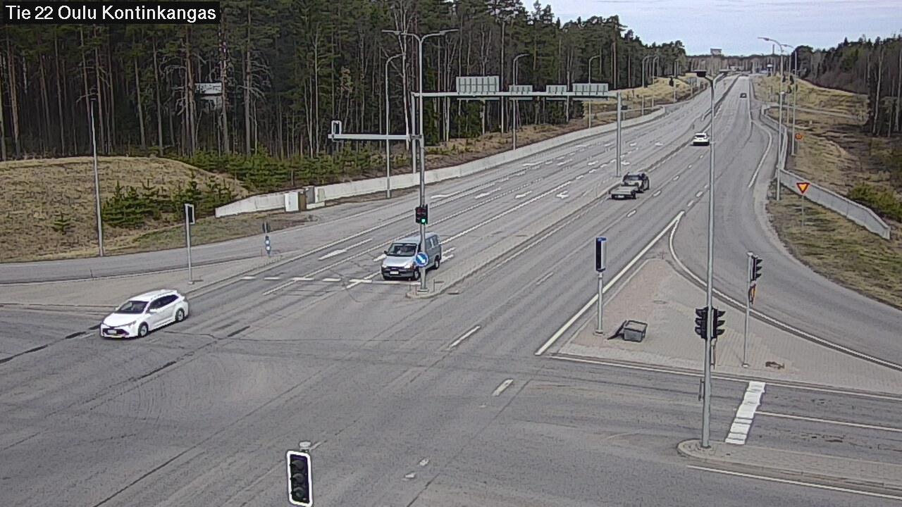 Weather Camera Image Road 22 Oulu Kaukovainio, Oulu, Pohjois-Pohjanmaa