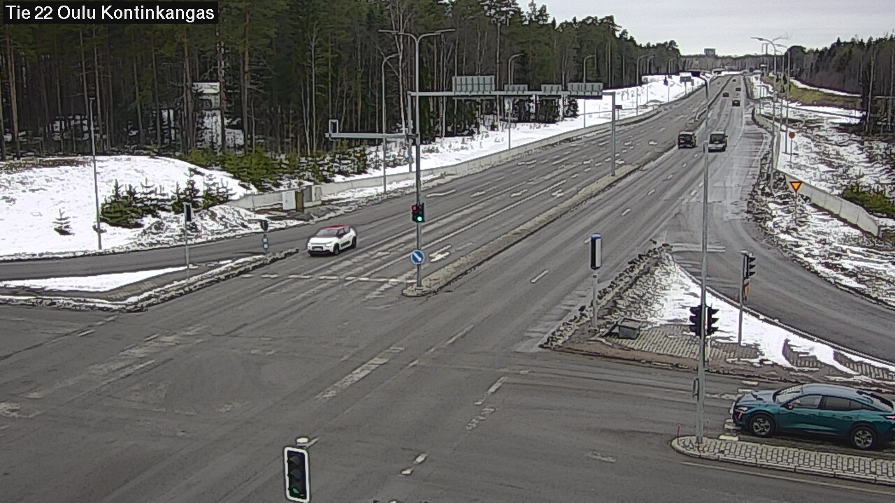 Weather Camera Image Road 22 Oulu Kaukovainio, Oulu, Pohjois-Pohjanmaa