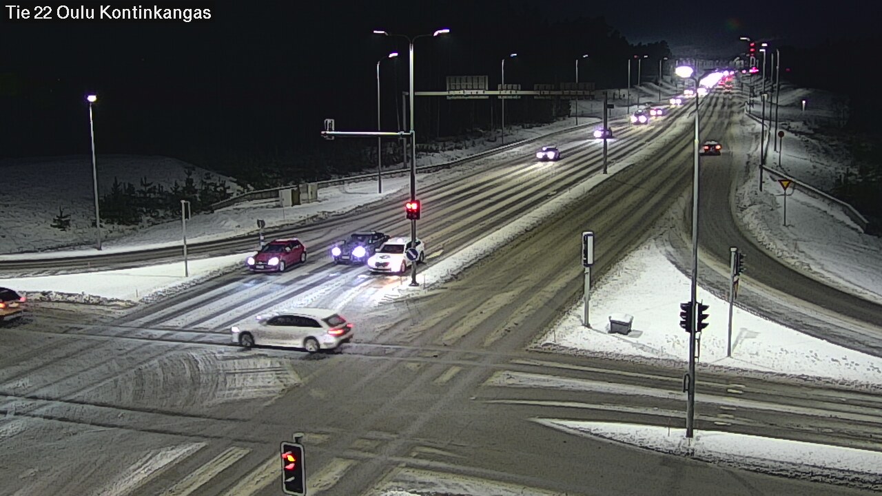 Weather Camera Image Road 22 Oulu Kaukovainio, Oulu, Pohjois-Pohjanmaa