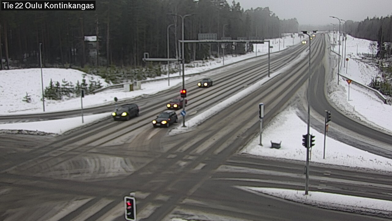 Weather Camera Image Väg 22 Oulu Kaukovainio, Oulu, Pohjois-Pohjanmaa