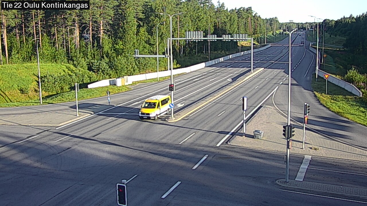 Weather Camera Image Road 22 Oulu Kaukovainio, Oulu, Pohjois-Pohjanmaa