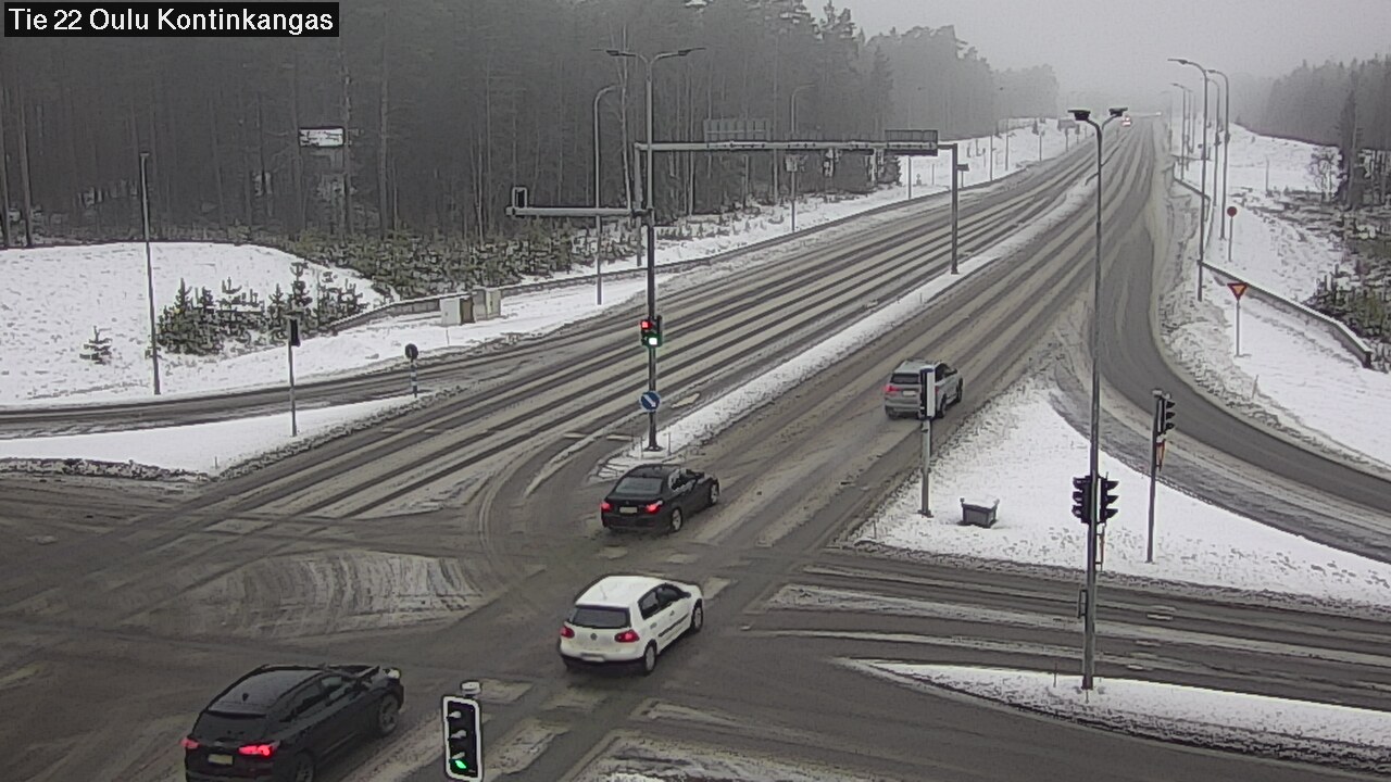 Weather Camera Image Väg 22 Oulu Kaukovainio, Oulu, Pohjois-Pohjanmaa