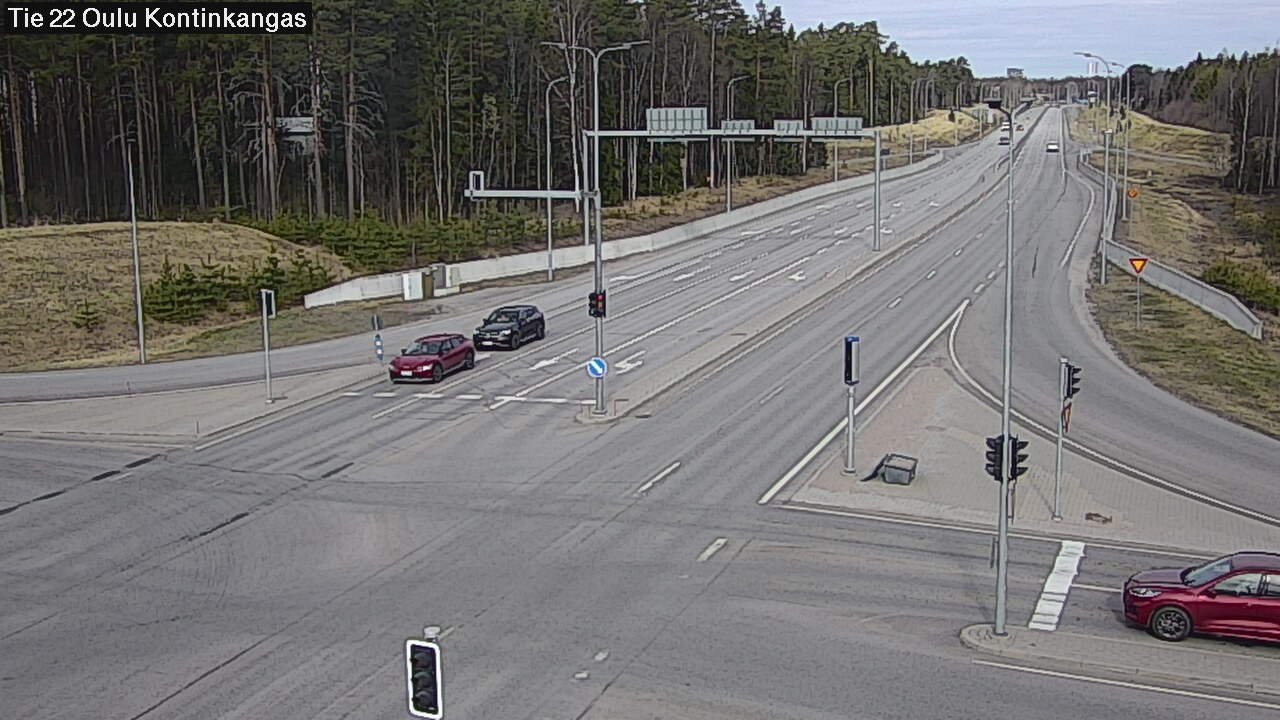 Weather Camera Image Road 22 Oulu Kaukovainio, Oulu, Pohjois-Pohjanmaa