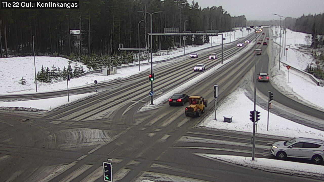 Weather Camera Image Väg 22 Oulu Kaukovainio, Oulu, Pohjois-Pohjanmaa