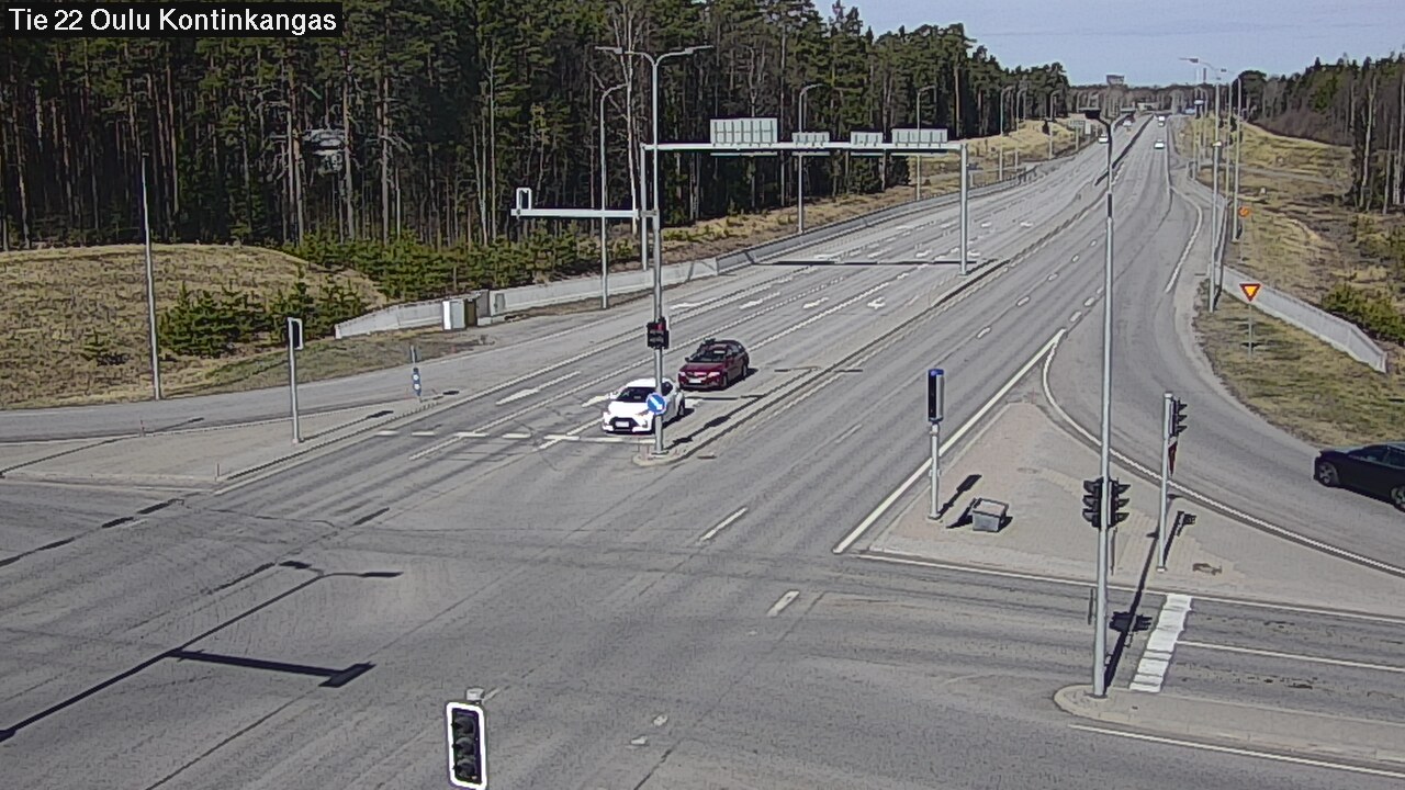 Weather Camera Image Road 22 Oulu Kaukovainio, Oulu, Pohjois-Pohjanmaa