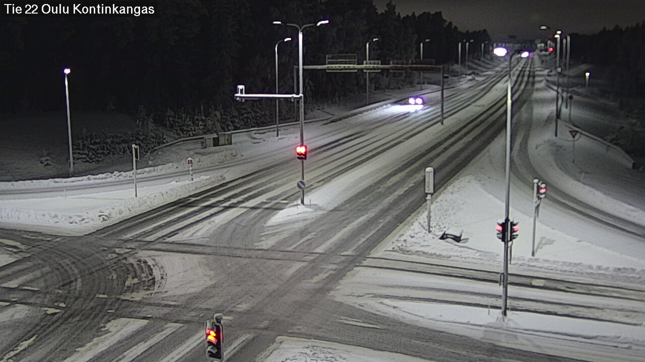 Weather Camera Image Road 22 Oulu Kaukovainio, Oulu, Pohjois-Pohjanmaa