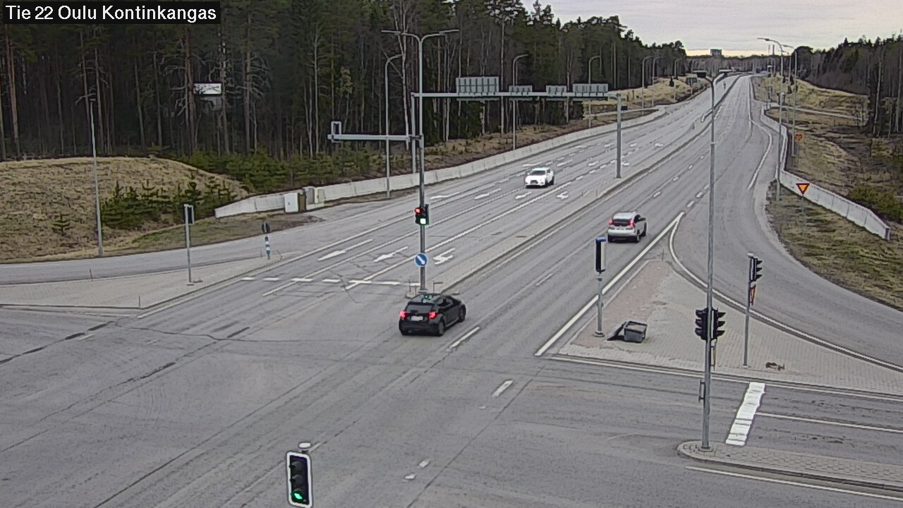 Weather Camera Image Road 22 Oulu Kaukovainio, Oulu, Pohjois-Pohjanmaa