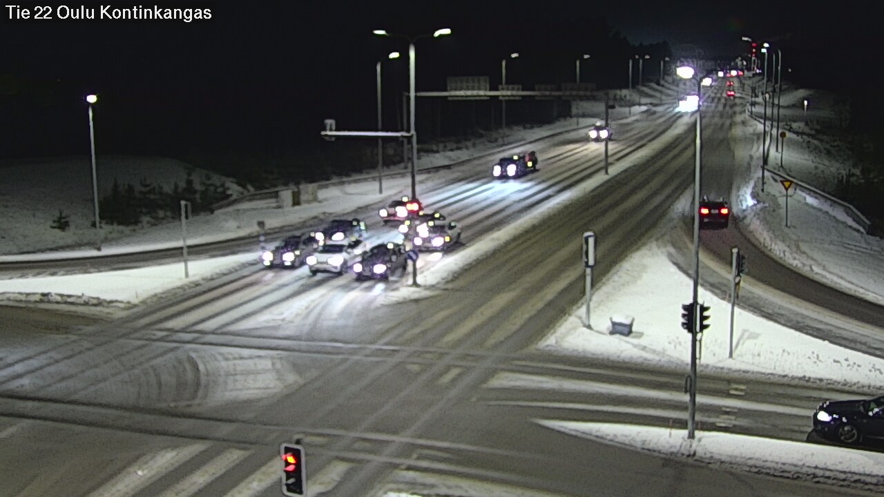 Weather Camera Image Road 22 Oulu Kaukovainio, Oulu, Pohjois-Pohjanmaa