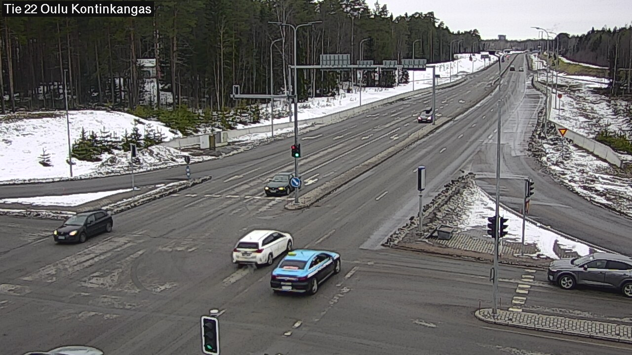 Weather Camera Image Road 22 Oulu Kaukovainio, Oulu, Pohjois-Pohjanmaa