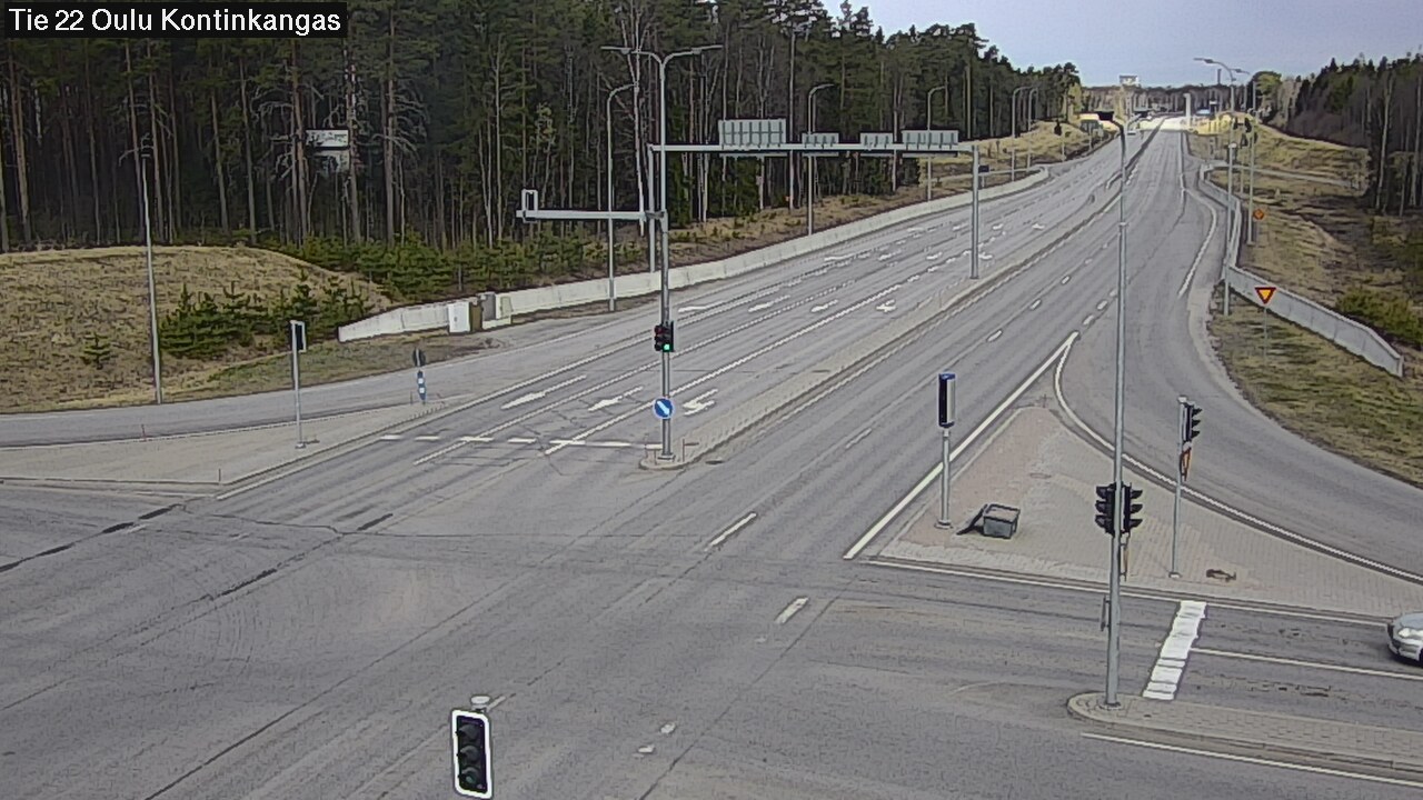 Weather Camera Image Road 22 Oulu Kaukovainio, Oulu, Pohjois-Pohjanmaa
