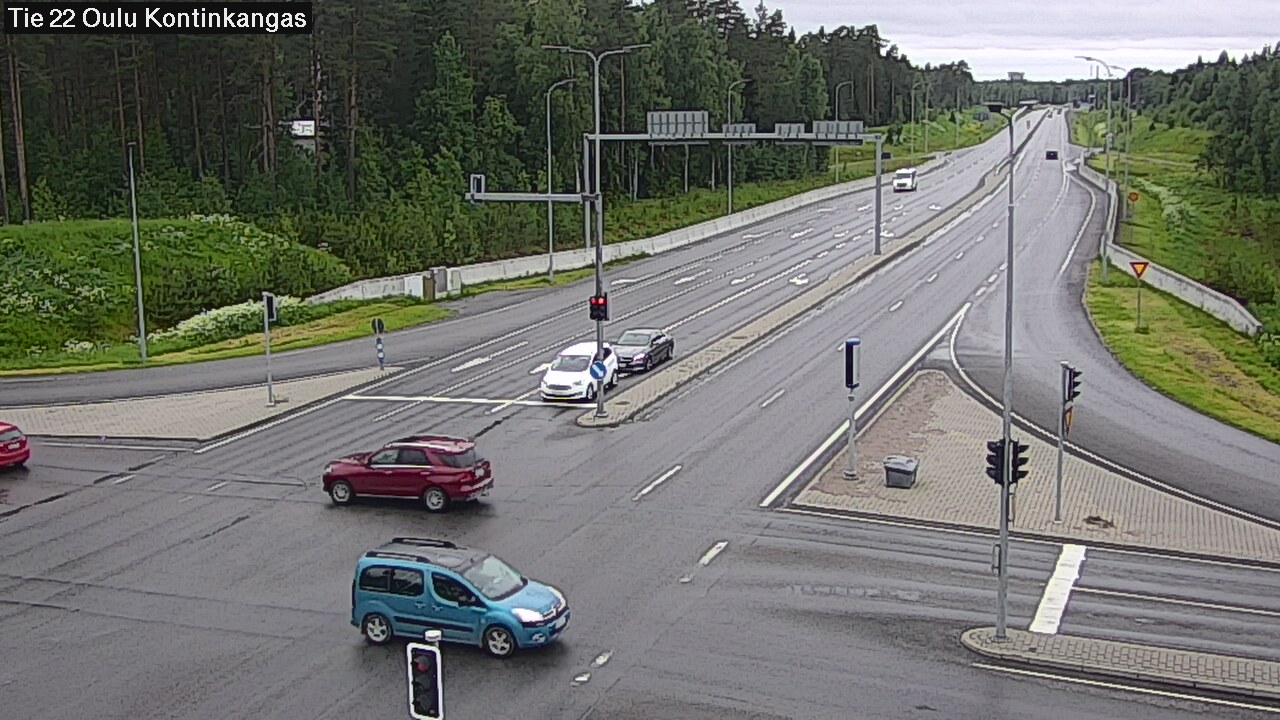 Weather Camera Image Väg 22 Oulu Kaukovainio, Oulu, Pohjois-Pohjanmaa