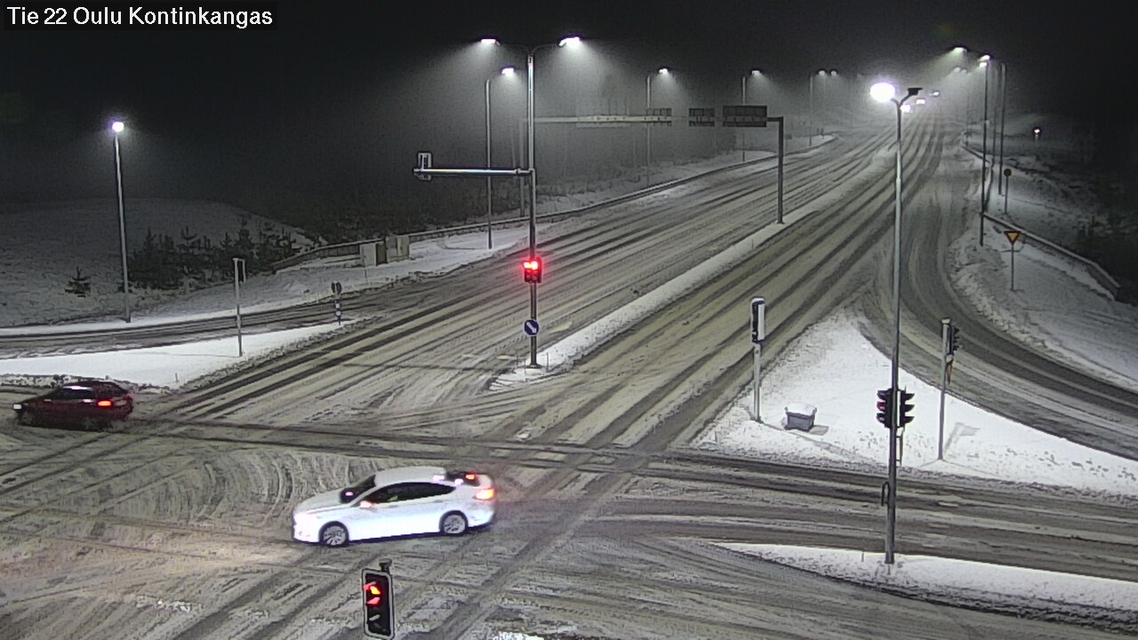 Weather Camera Image Väg 22 Oulu Kaukovainio, Oulu, Pohjois-Pohjanmaa