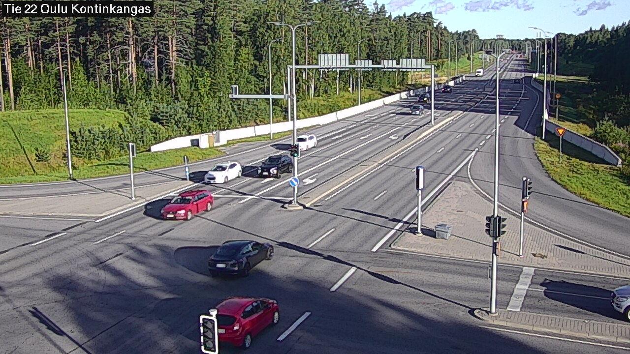 Weather Camera Image Road 22 Oulu Kaukovainio, Oulu, Pohjois-Pohjanmaa