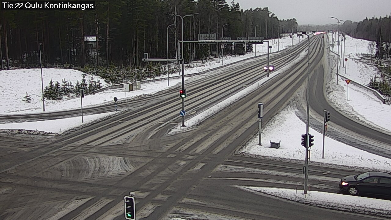 Weather Camera Image Väg 22 Oulu Kaukovainio, Oulu, Pohjois-Pohjanmaa