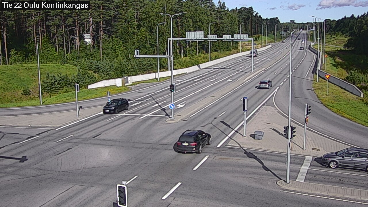 Weather Camera Image Väg 22 Oulu Kaukovainio, Oulu, Pohjois-Pohjanmaa