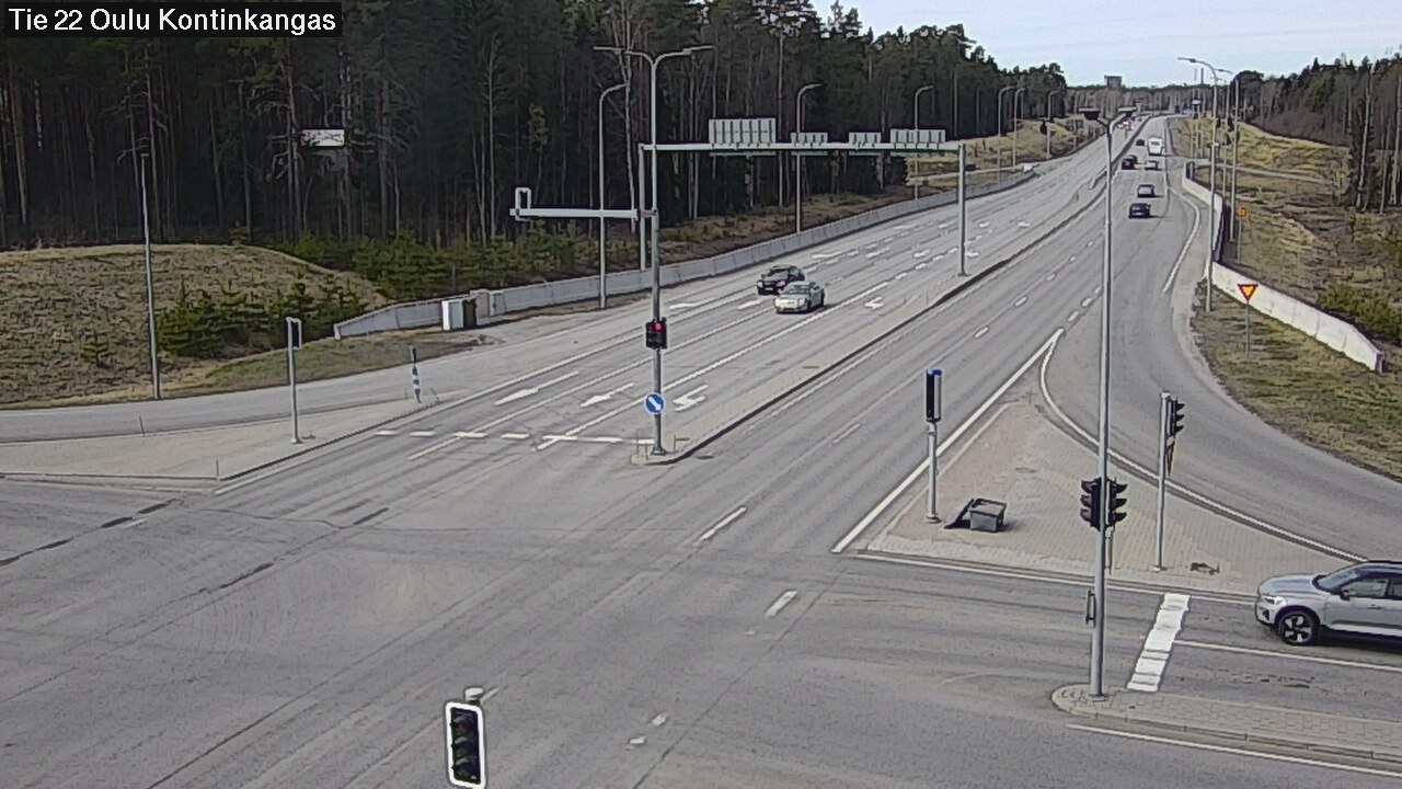 Weather Camera Image Road 22 Oulu Kaukovainio, Oulu, Pohjois-Pohjanmaa