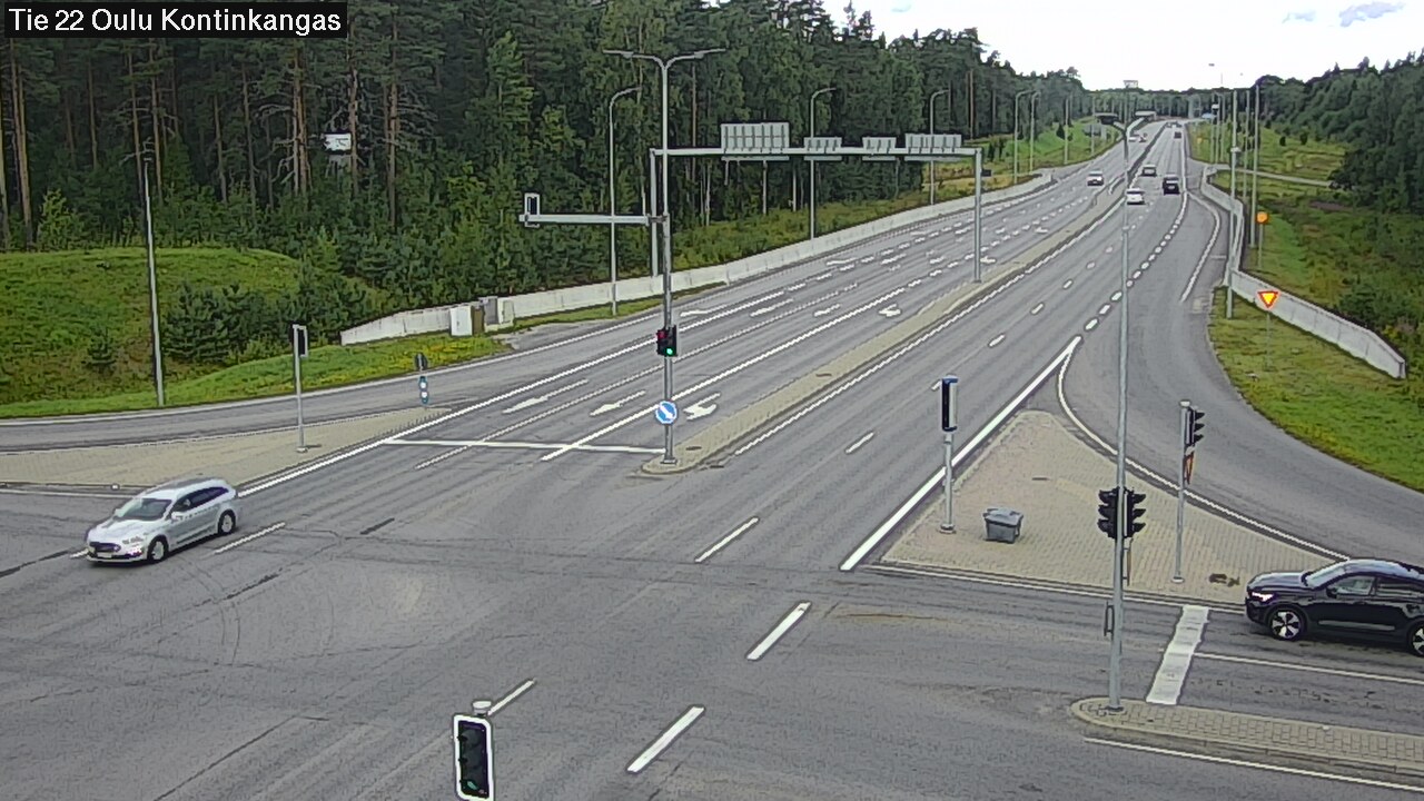 Weather Camera Image Väg 22 Oulu Kaukovainio, Oulu, Pohjois-Pohjanmaa