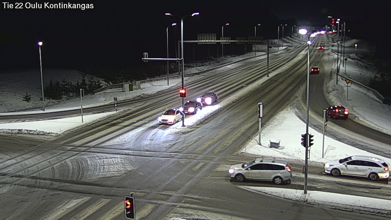 Weather Camera Image Road 22 Oulu Kaukovainio, Oulu, Pohjois-Pohjanmaa