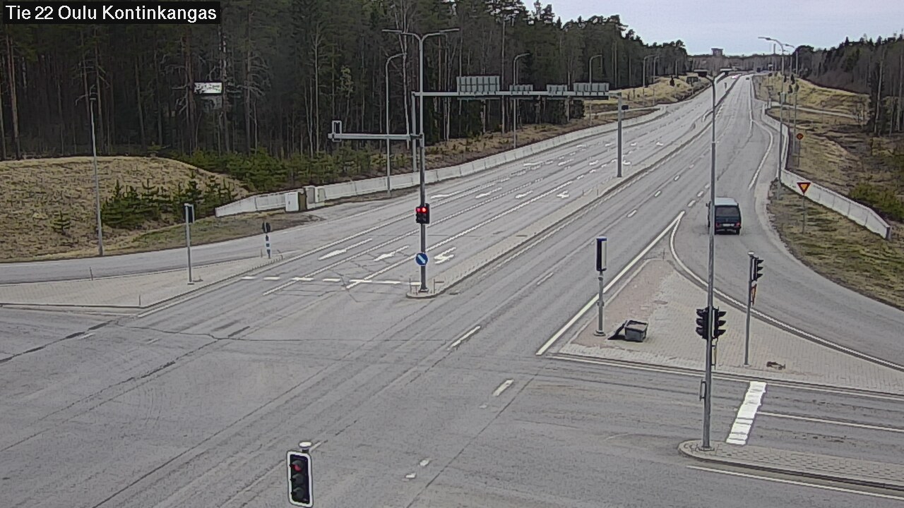 Weather Camera Image Road 22 Oulu Kaukovainio, Oulu, Pohjois-Pohjanmaa