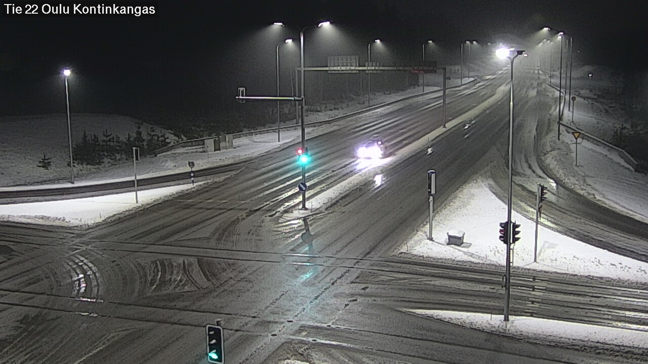 Weather Camera Image Väg 22 Oulu Kaukovainio, Oulu, Pohjois-Pohjanmaa
