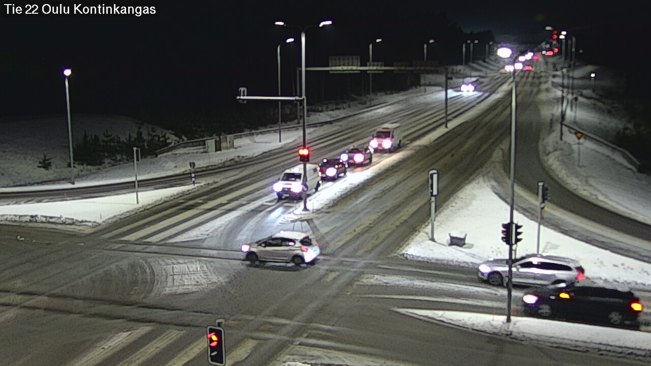 Weather Camera Image Road 22 Oulu Kaukovainio, Oulu, Pohjois-Pohjanmaa