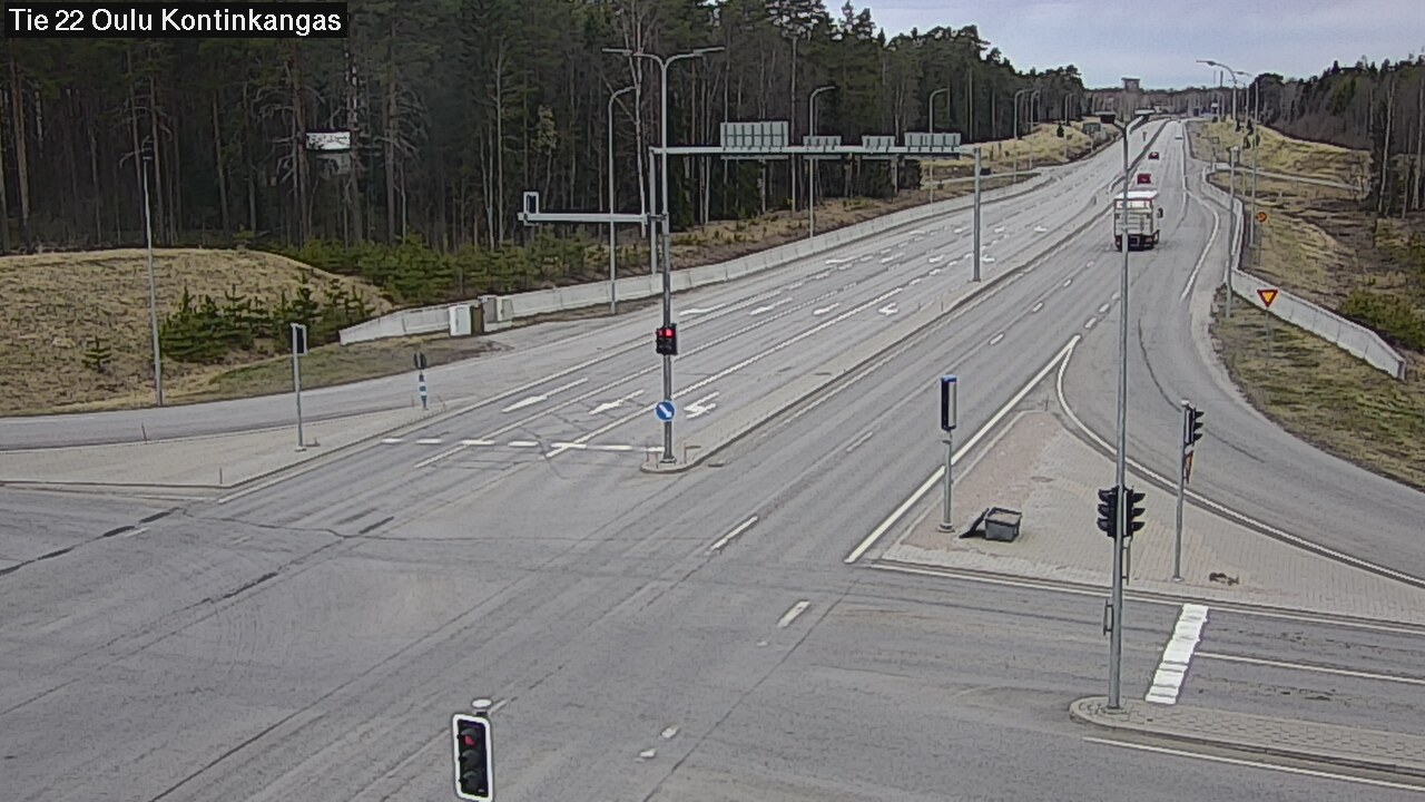 Weather Camera Image Road 22 Oulu Kaukovainio, Oulu, Pohjois-Pohjanmaa