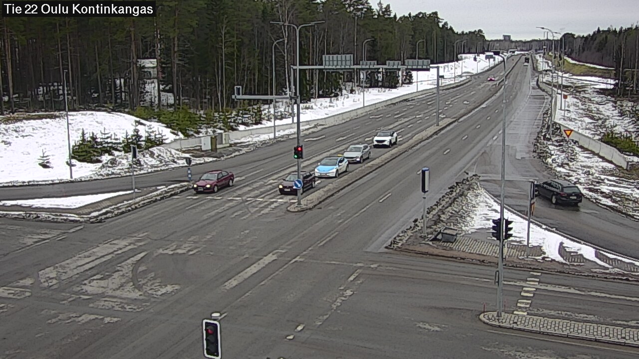 Weather Camera Image Road 22 Oulu Kaukovainio, Oulu, Pohjois-Pohjanmaa