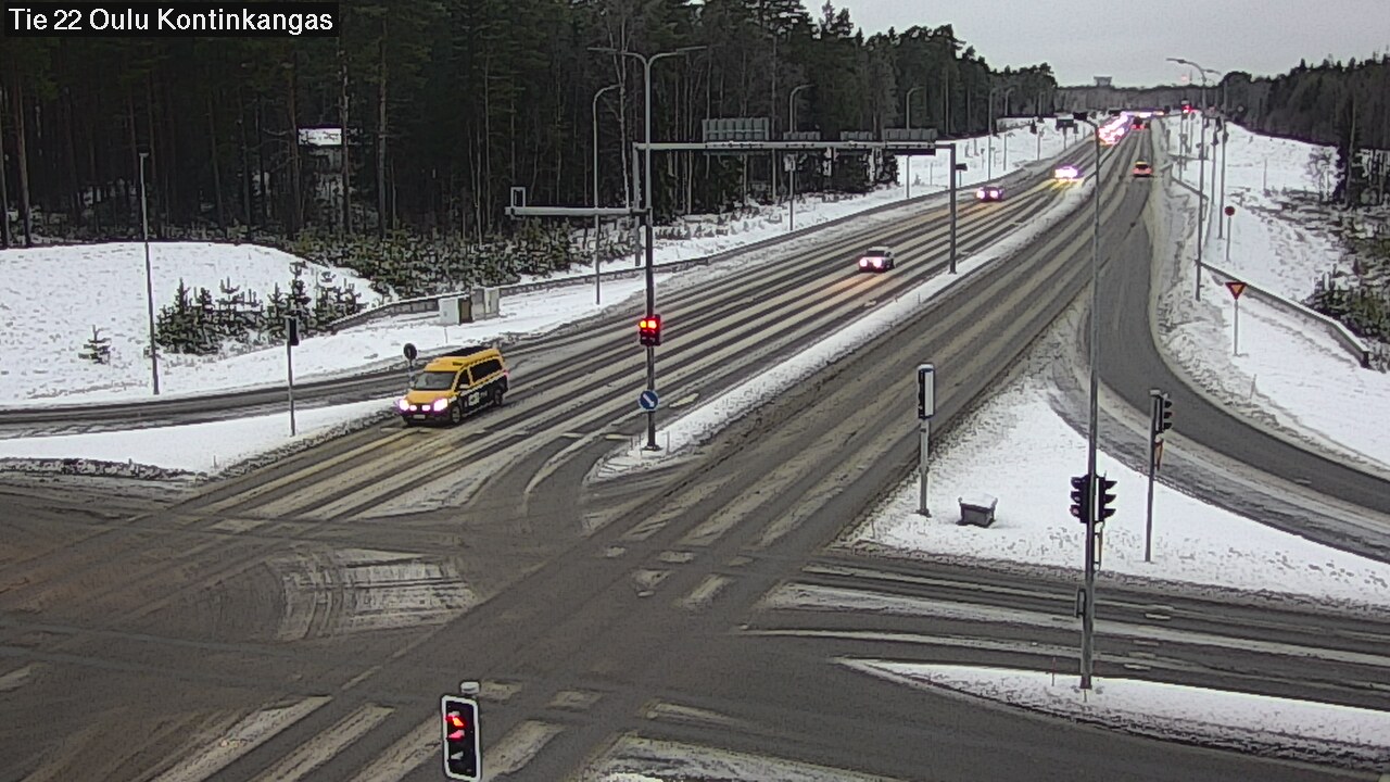 Weather Camera Image Väg 22 Oulu Kaukovainio, Oulu, Pohjois-Pohjanmaa
