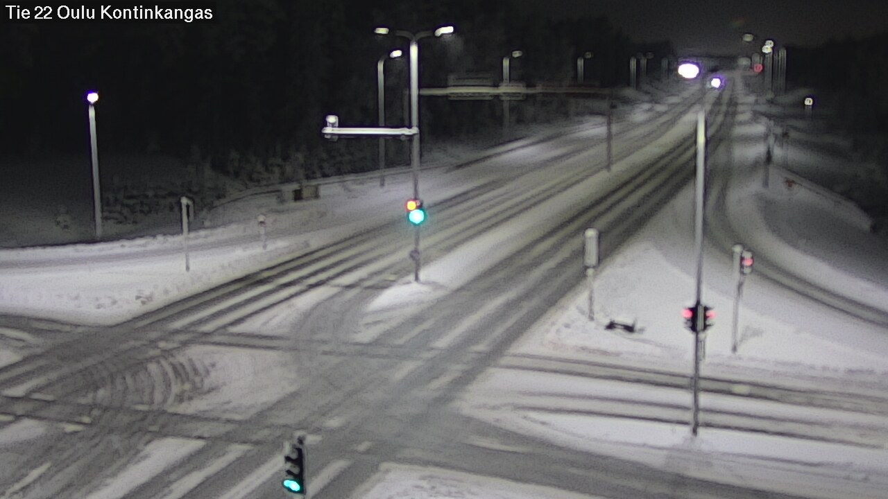 Weather Camera Image Väg 22 Oulu Kaukovainio, Oulu, Pohjois-Pohjanmaa