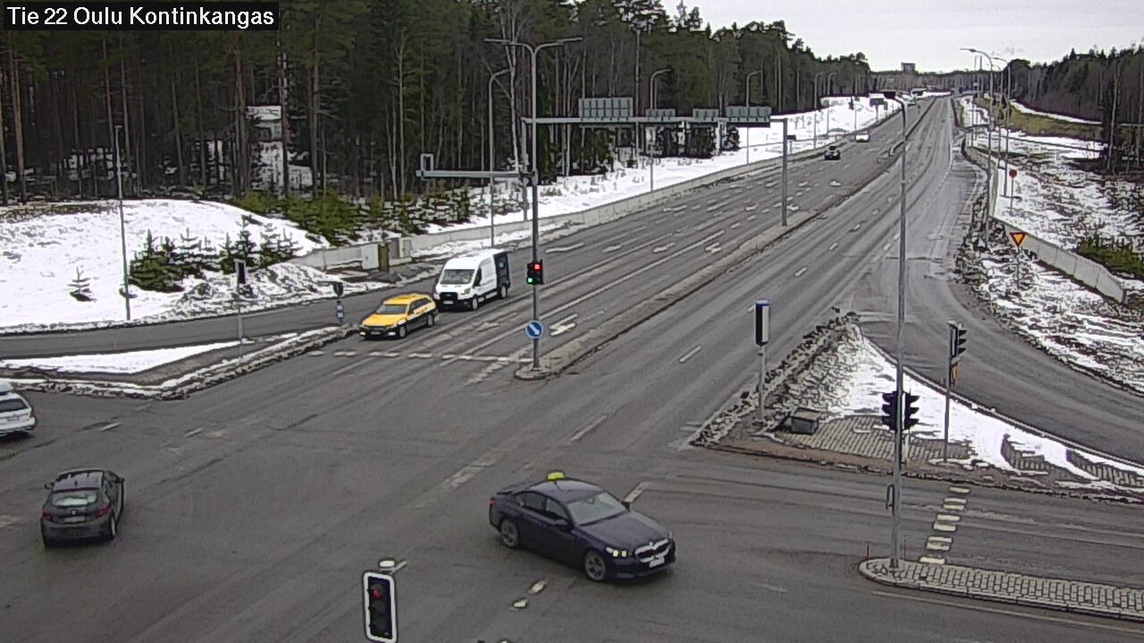 Weather Camera Image Road 22 Oulu Kaukovainio, Oulu, Pohjois-Pohjanmaa