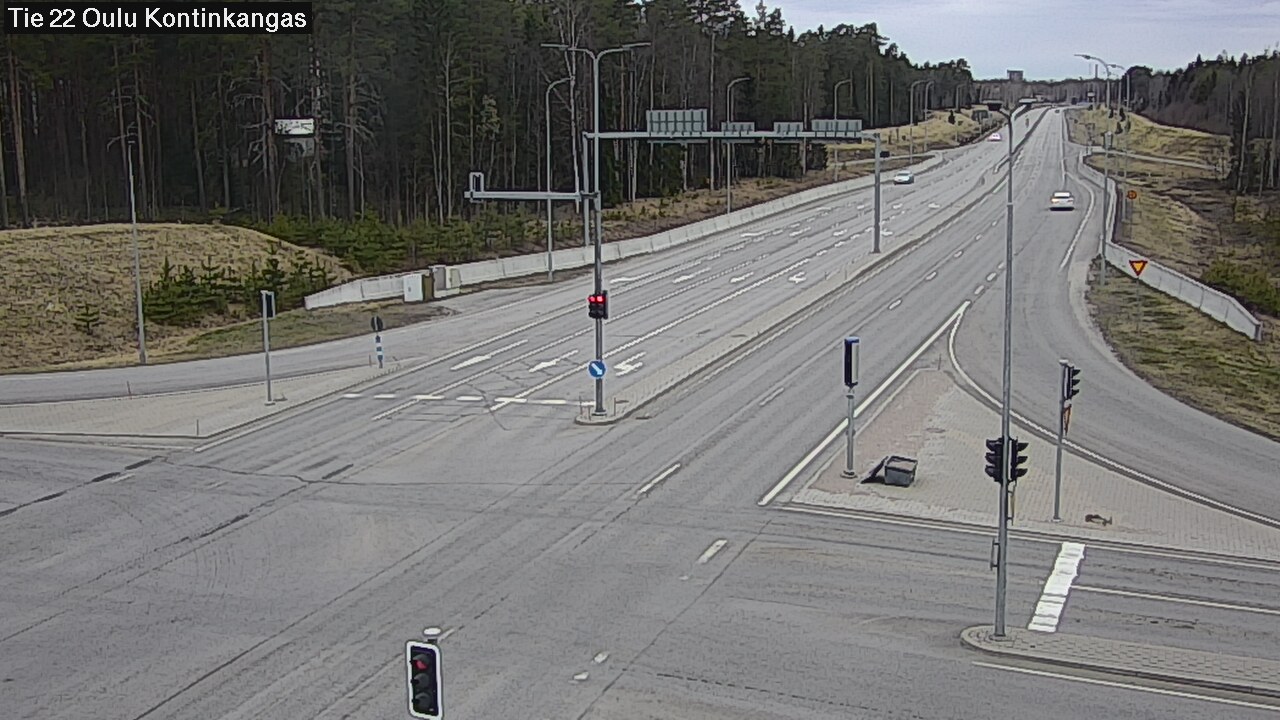 Weather Camera Image Road 22 Oulu Kaukovainio, Oulu, Pohjois-Pohjanmaa