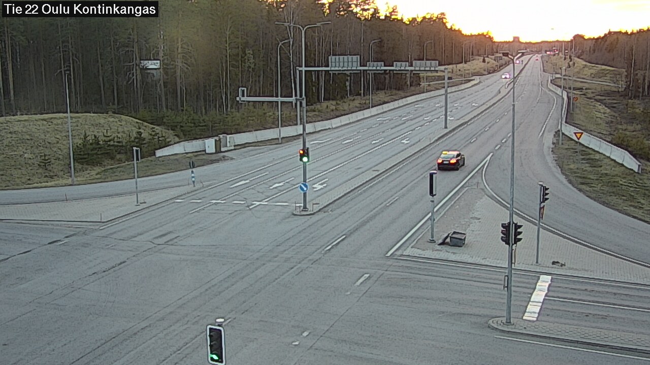 Kelikamerat Kuva Tie 22 Oulu Kaukovainio, Oulu, Pohjois-Pohjanmaa