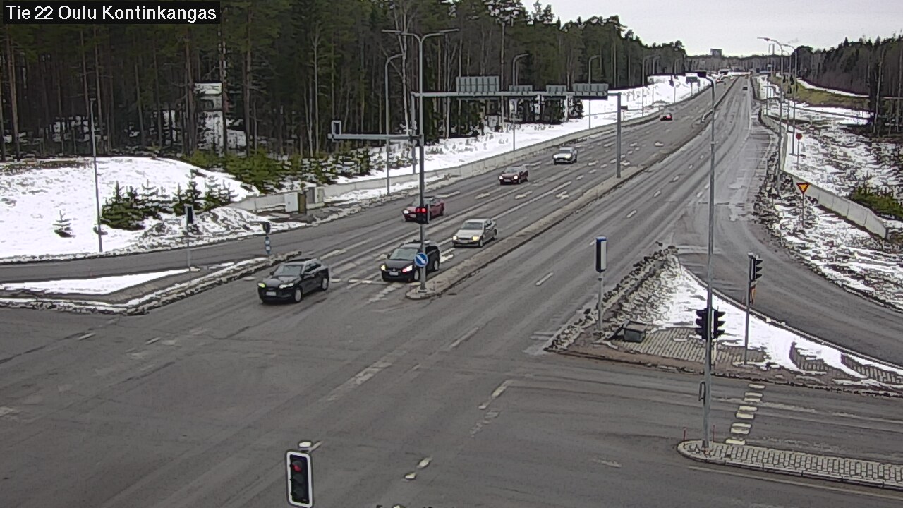 Weather Camera Image Road 22 Oulu Kaukovainio, Oulu, Pohjois-Pohjanmaa