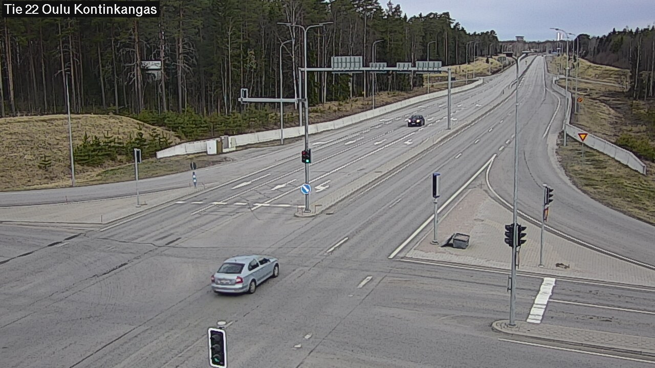Weather Camera Image Road 22 Oulu Kaukovainio, Oulu, Pohjois-Pohjanmaa
