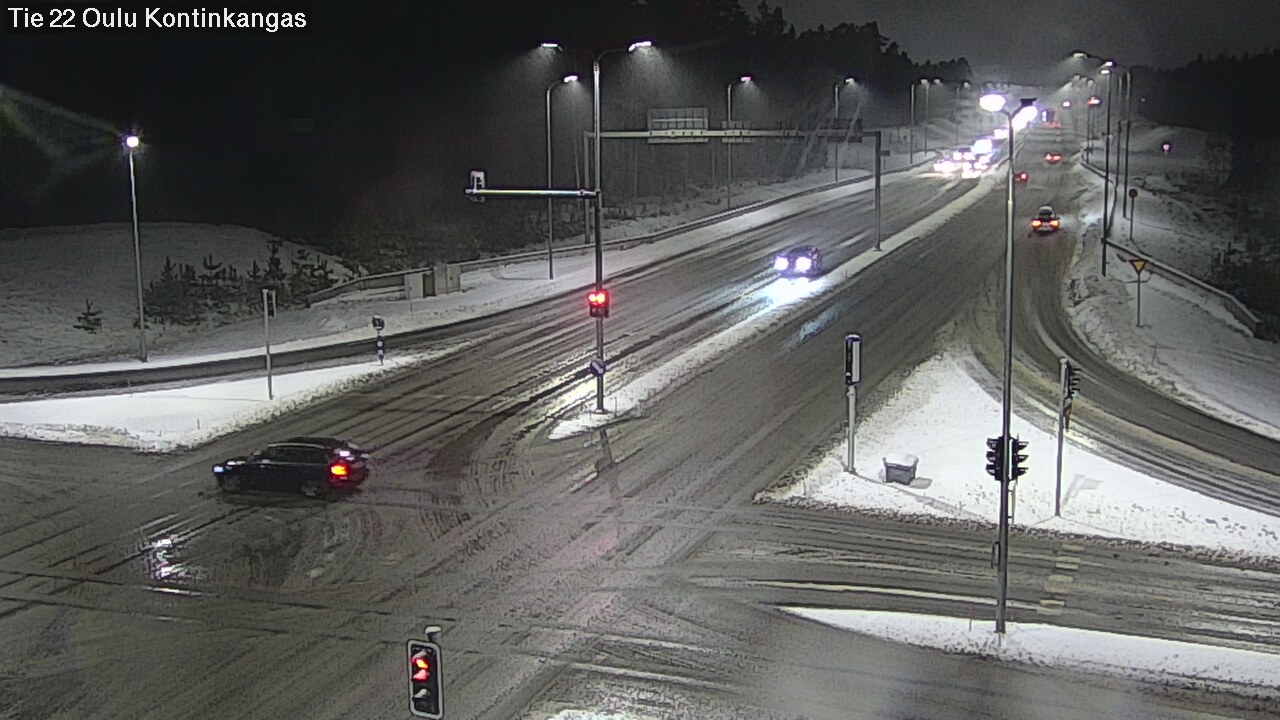 Weather Camera Image Väg 22 Oulu Kaukovainio, Oulu, Pohjois-Pohjanmaa