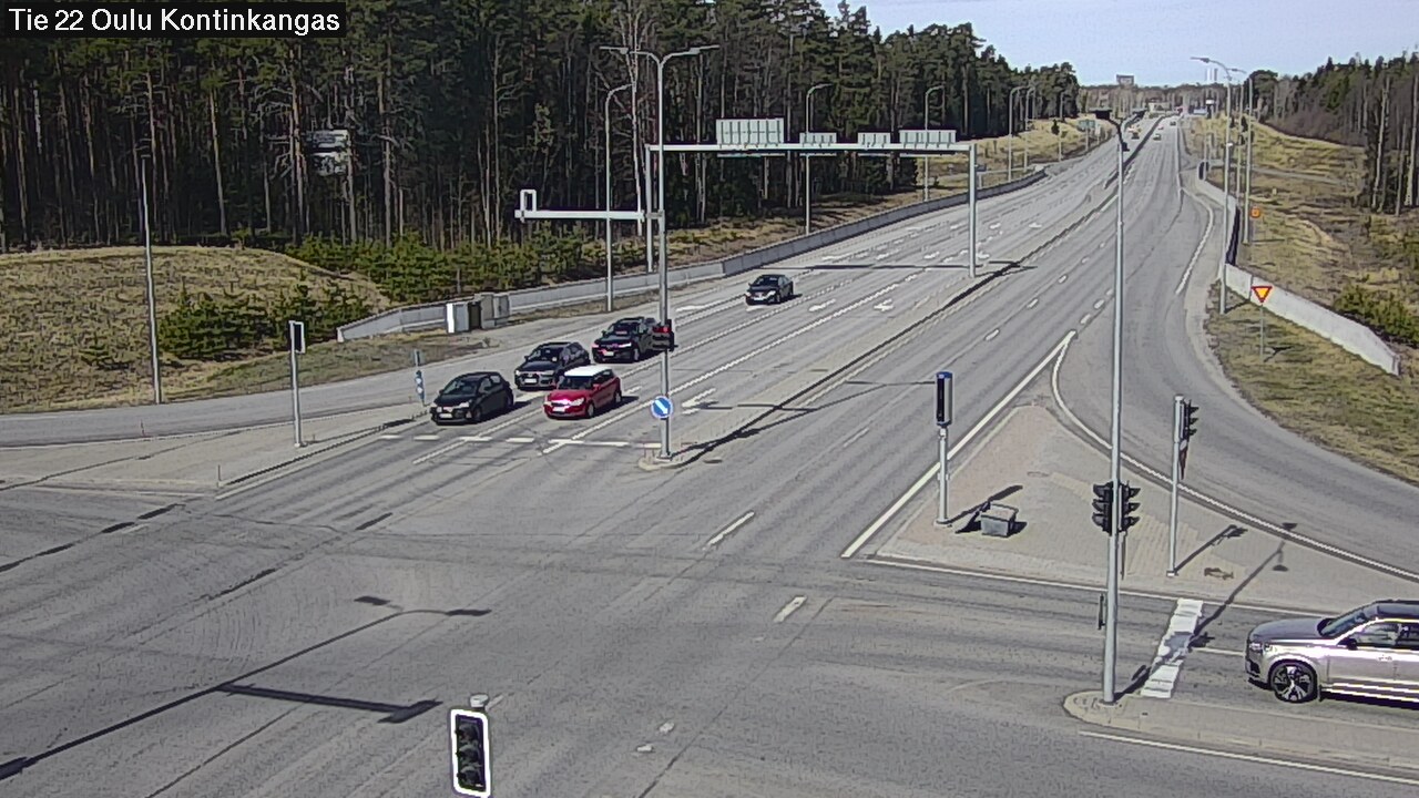 Weather Camera Image Road 22 Oulu Kaukovainio, Oulu, Pohjois-Pohjanmaa