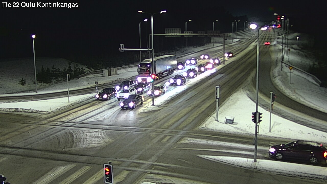 Weather Camera Image Road 22 Oulu Kaukovainio, Oulu, Pohjois-Pohjanmaa