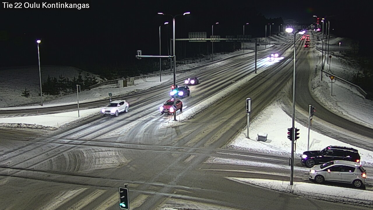 Weather Camera Image Road 22 Oulu Kaukovainio, Oulu, Pohjois-Pohjanmaa