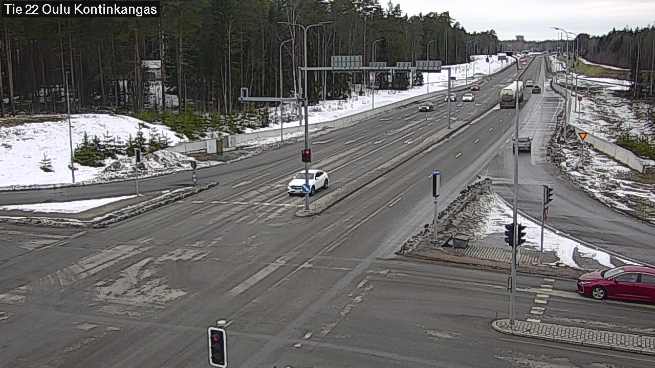 Weather Camera Image Road 22 Oulu Kaukovainio, Oulu, Pohjois-Pohjanmaa